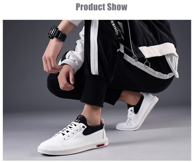Zapatos Blancos Casuales para Hombre - Estilo Urbano y Versátil - Image 8