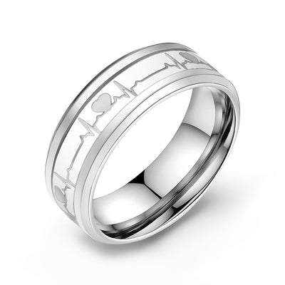 Anillo de Pareja Fibra de Carbono con Luz Luminosa - Image 15