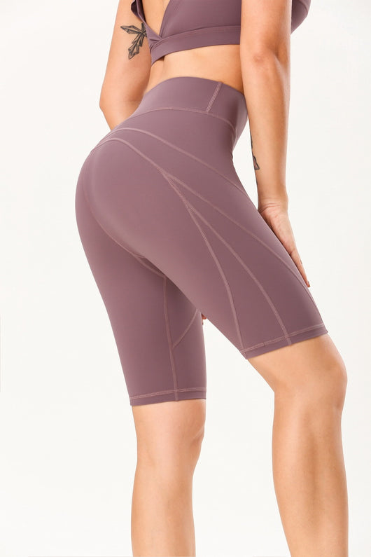 Pantalones de Yoga Reversibles en Nude Suave - Image 7