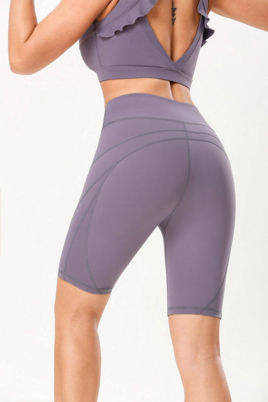 Pantalones de Yoga Reversibles en Nude Suave - Image 20