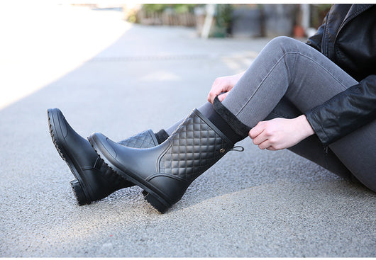 Botas Casuales a Cuadros para Mujer - Image 10