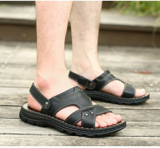 Zapatos de Cuero para Playa - Suela Blanda Cómoda para Hombre - Image 8