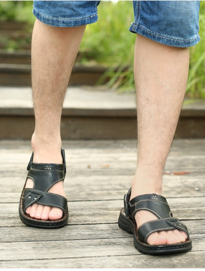 Zapatos de Cuero para Playa - Suela Blanda Cómoda para Hombre - Image 9
