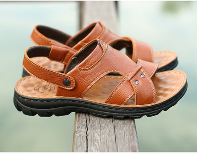 Zapatos de Cuero para Playa - Suela Blanda Cómoda para Hombre - Image 10