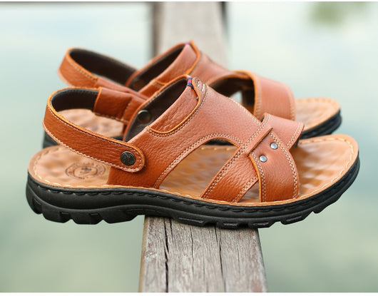 Zapatos de Cuero para Playa - Suela Blanda Cómoda para Hombre - Image 10