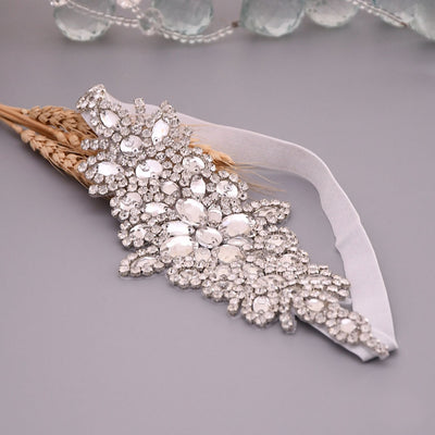 Diadema Elástica con Diamantes de Cristal Brillante - Image 9