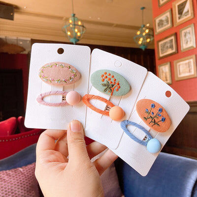 Clip lateral para cabello dañado de niña - Image 12