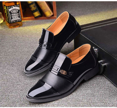 Zapatos de Cuero Formales con Detalles Recortados para Hombre - Image 4