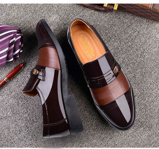 Zapatos de Cuero Formales con Detalles Recortados para Hombre - Image 6