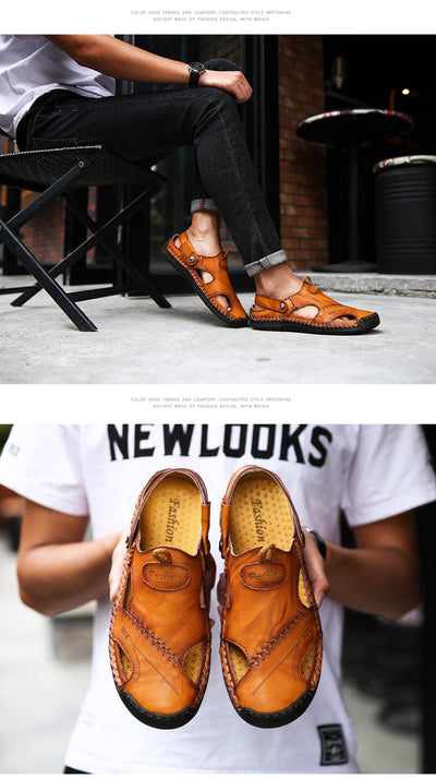 Sandalias y Pantuflas Baotou Casuales - Image 11