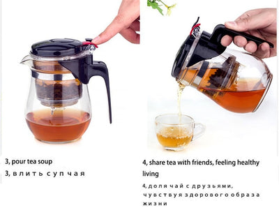 Juego de Té con Tetera Resistente al Calor - Image 7