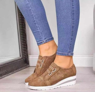 Zapatos de Tacón Cuña con Punta Redonda para Mujer - Image 14