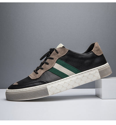 Zapatos de Cuero Blanco para Hombre - Casual y Versátil - Image 10