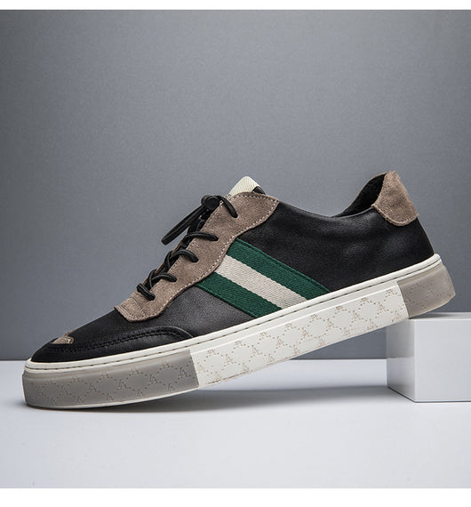 Zapatos de Cuero Blanco para Hombre - Casual y Versátil - Image 10
