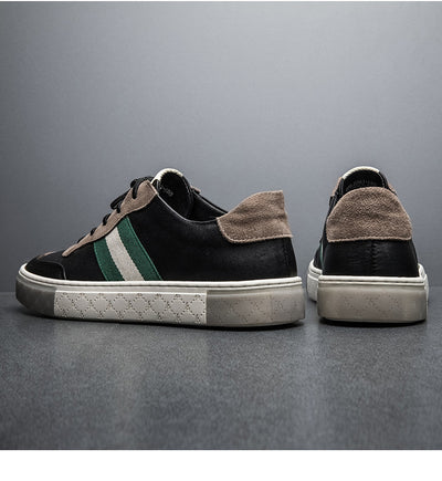 Zapatos de Cuero Blanco para Hombre - Casual y Versátil - Image 11