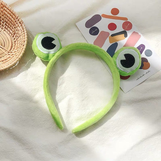 Diadema Infantil Rana Verde Kawaii Net Red - Image 10