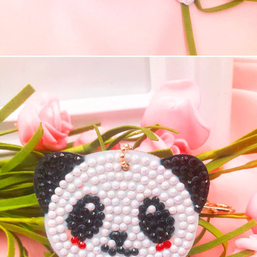 Llavero de Pintura de Diamantes Animalito Adorable - Colgante para Bolso - Image 7