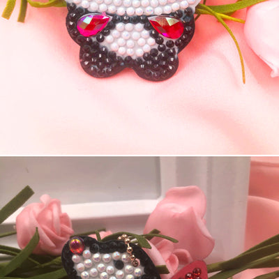 Llavero de Pintura de Diamantes Animalito Adorable - Colgante para Bolso - Image 8