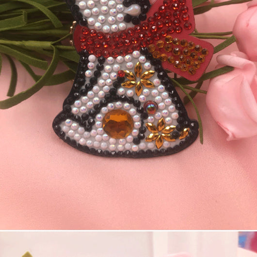 Llavero de Pintura de Diamantes Animalito Adorable - Colgante para Bolso - Image 9