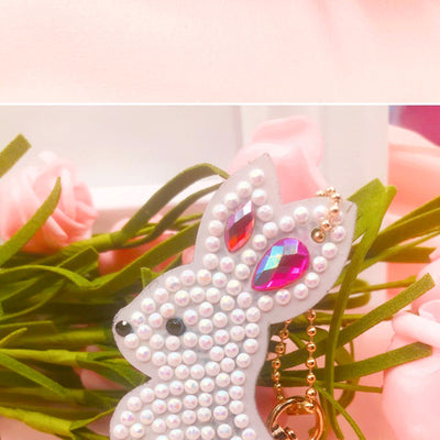 Llavero de Pintura de Diamantes Animalito Adorable - Colgante para Bolso - Image 11