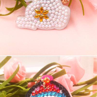 Llavero de Pintura de Diamantes Animalito Adorable - Colgante para Bolso - Image 12
