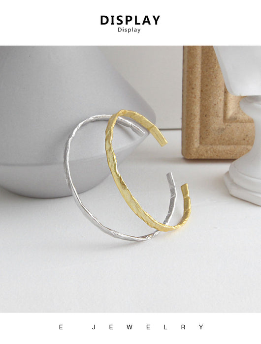 Pulsera de Oro Laminado con Diseño Irregular - Image 8