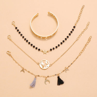 Pulsera Geométrica de Cadena Metálica Estilo Europeo - Image 20