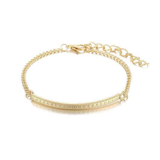 Pulsera Geométrica de Cadena Metálica Estilo Europeo - Image 27