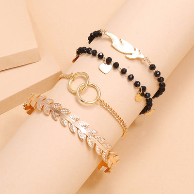 Pulsera Geométrica de Cadena Metálica Estilo Europeo - Image 38