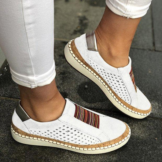 Zapatillas Deportivas de Cuero para Mujer - Estilo Casual - Image 9
