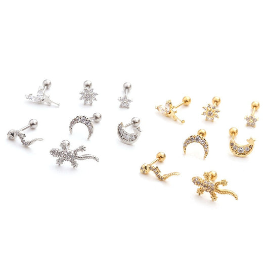Aretes de Oro Gecko Dorado - Image 22