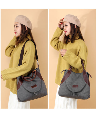 Bolsa Mensajera de Lona para Mujer - Estilo Casual - Image 11