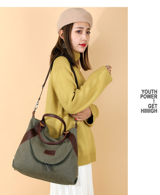 Bolsa Mensajera de Lona para Mujer - Estilo Casual - Image 14