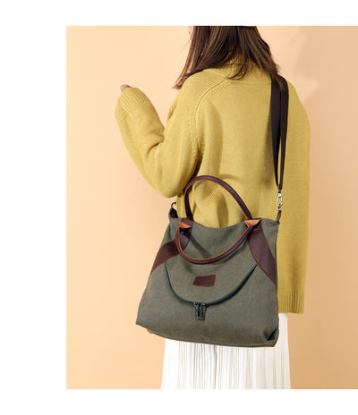 Bolsa Mensajera de Lona para Mujer - Estilo Casual - Image 15