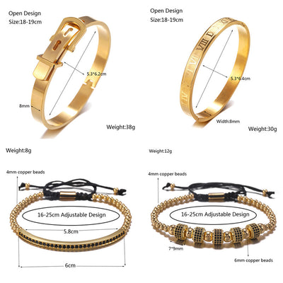Pulsera Punk con Circonitas Micro Incrustadas - Image 10