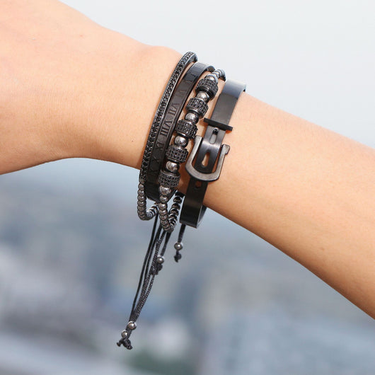 Pulsera Punk con Circonitas Micro Incrustadas - Image 15