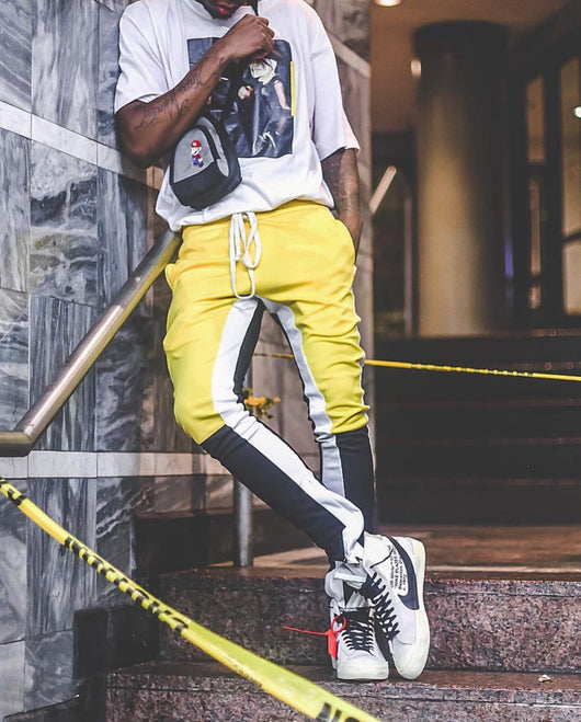 Pantalones Deportivos Cómodos de Dos Tonos para Hombre - Image 8