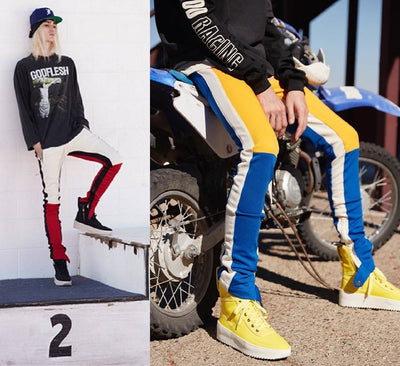 Pantalones Deportivos Cómodos de Dos Tonos para Hombre - Image 13
