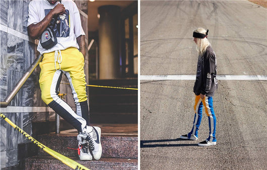 Pantalones Deportivos Cómodos de Dos Tonos para Hombre - Image 15