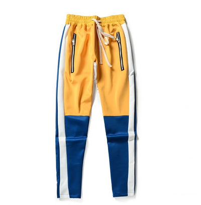 Pantalones Deportivos Cómodos de Dos Tonos para Hombre - Image 18