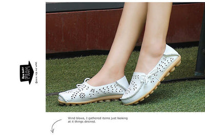 Zapatos Bajos Cómodos para Mamá con Diseño Perforado - Image 24