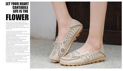 Zapatos Bajos Cómodos para Mamá con Diseño Perforado - Image 29