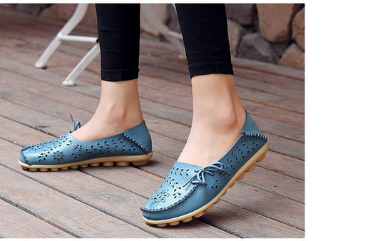 Zapatos Bajos Cómodos para Mamá con Diseño Perforado - Image 31