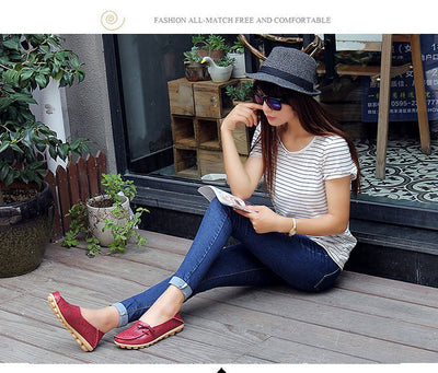 Zapatos Bajos Cómodos para Mamá con Diseño Perforado - Image 35