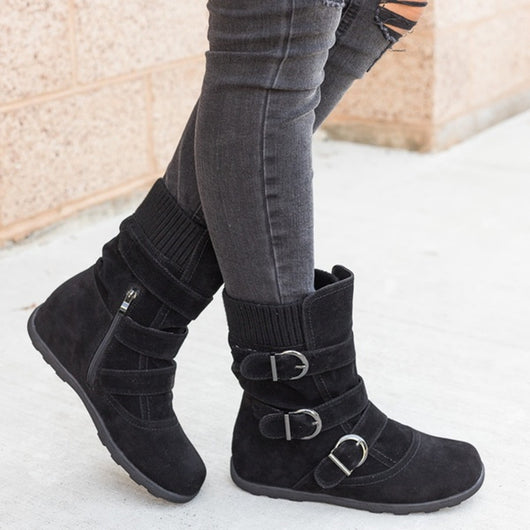 Botas de Invierno Casual con Hebilla Ajustable - Image 16
