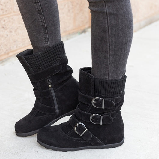 Botas de Invierno Casual con Hebilla Ajustable - Image 23