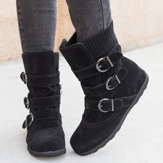 Botas de Invierno Casual con Hebilla Ajustable - Image 26