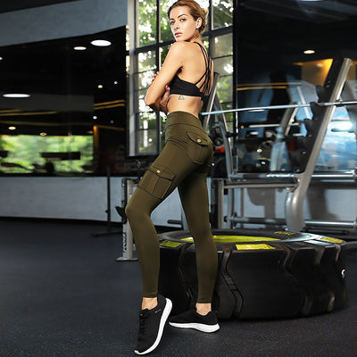 Pantalones Yoga Tácticos Melocotón - Image 11