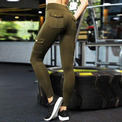 Pantalones Yoga Tácticos Melocotón - Image 14