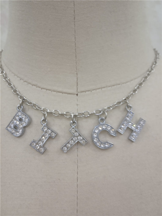 Collar Colgante con Inicial y Diamantes - Image 19